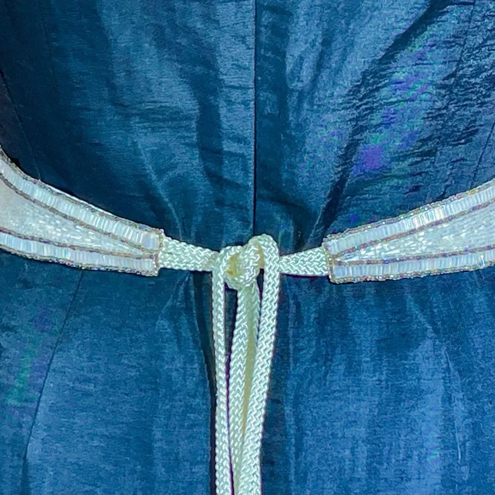 ▪️VTG▪️CHRISTIAN DIOR▪️1980's RARE Handmade Sequin Pearl Accented Beaded Belt - Picture 6 of 11